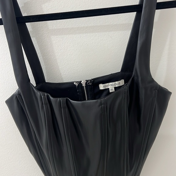 Ali Faux Leather Corset Top - Picture 4 of 5